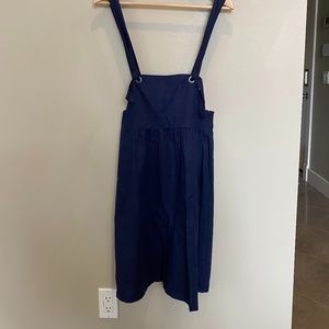 Navy Blue Apron Dress
